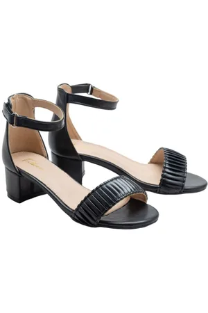 Tulleen Pleated block-heels sandals