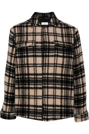 ELEVENTY Checkered shirt jacket