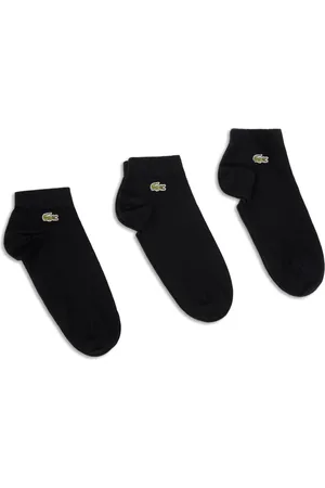 Lacoste Logo-embroidered socks (set of three)