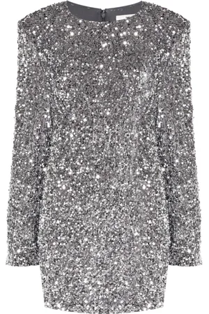 Elisabetta Franchi Sequinned chenille mini dress