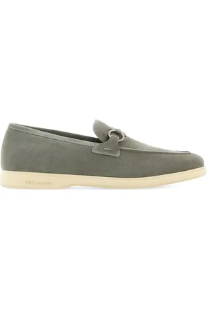 Salvatore Ferragamo Gancini suede loafers