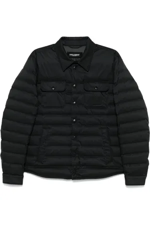 Dolce & Gabbana Logo-patch puffer jacket
