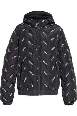 VERSACE Logo-print puffer jacket