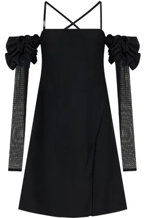 VERSACE Off-shoulder mini dress