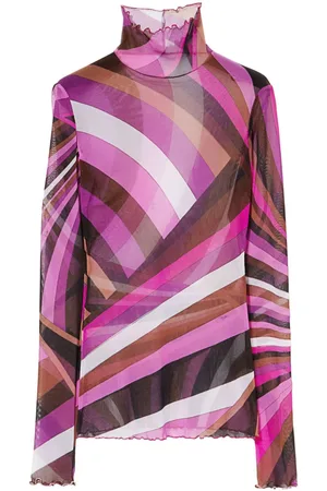 Puccini Iride-print top