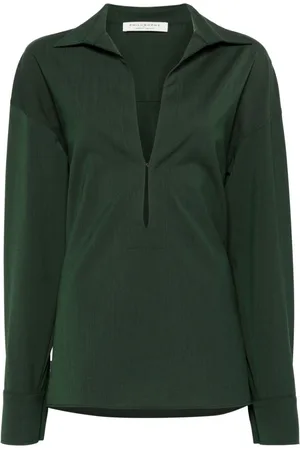 Serafini Plunge blouse