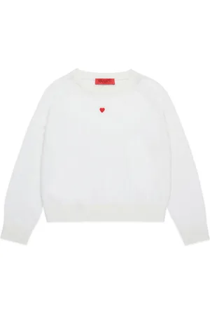 MAX&Co. Kids Heart-motif wool sweatshirt