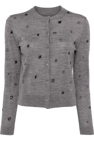 JNBY Sequin-embellished cropped sweater