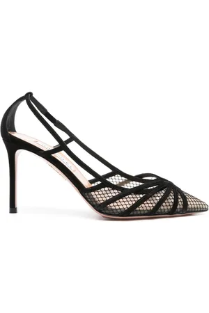 Aquazzura 85mm suede pumps