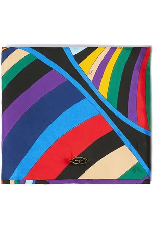 Puccini Iride-print silk snood scarf