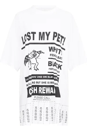 Maison Margiela Graphic-print oversized T-shirt
