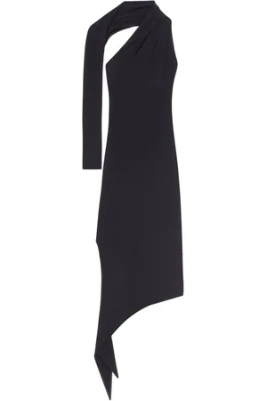 Courrèges Slash crepe maxi dress