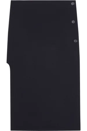 Courrèges Oblique tailored midi skirt
