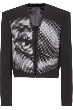 Balmain Crepe cropped jacket