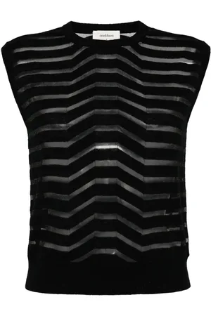 Onefifteen Striped knitted vest