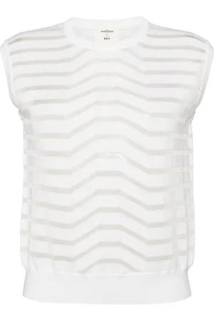Onefifteen Striped knitted vest