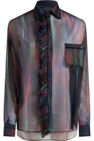 Etro Printed ruched shirt