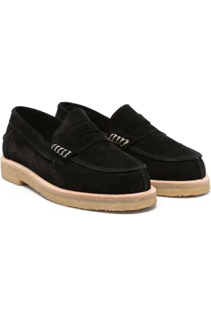 PèPè Penny-slot suede loafers