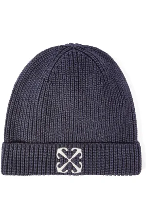 OFF-WHITE Arrow ribbed beanie