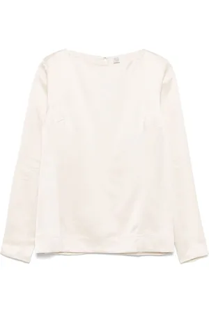 Totême Long-sleeve satin top