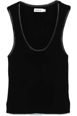 Simkhai Fine-ribbed tank top