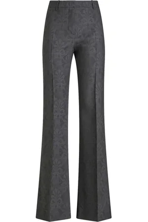 Etro Jacquard flared trousers