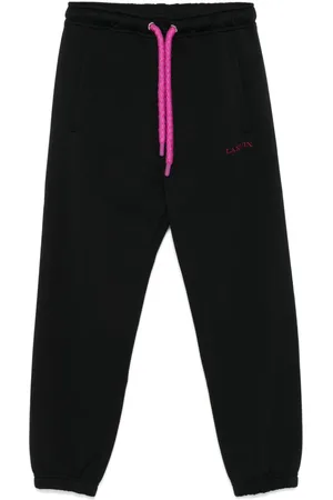 Lanvin Embroidered-logo track pants
