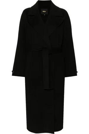 Maje Long belted coat