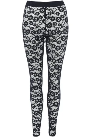 ERES Fleurie ankle-length lace tights