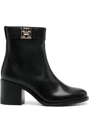 Tommy Hilfiger 65mm logo-plaque boots