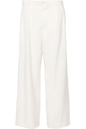 WARDROBE.NYC Low-waisted tailored trousers
