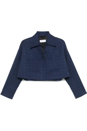Marine Serre Moon Diamond jacquard vareuse