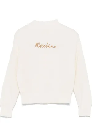 Moschino Logo-embroidered jumper