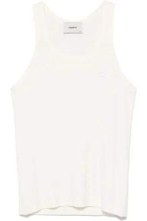 COPERNI Logo-embroidered tank top