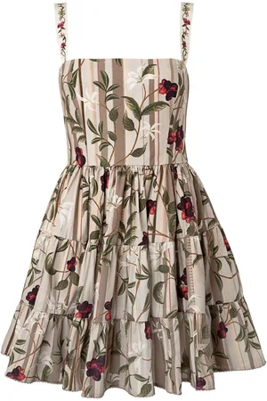 Agua by Agua Bendita Lima Café mini dress