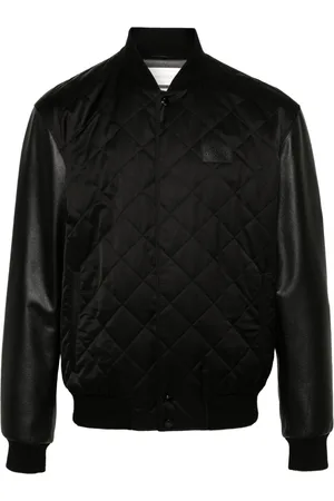Alexander McQueen Logo-embroidered bomber jacket