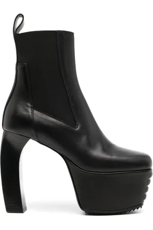 Rick Owens 125mm leather platform boots