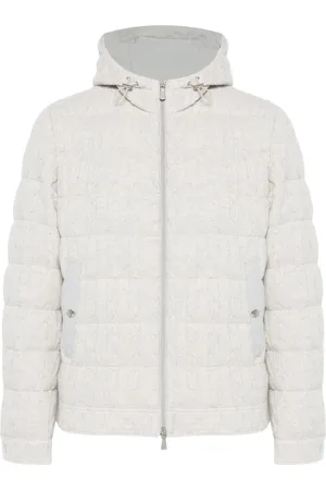 ELEVENTY Cable-knit puffer jacket