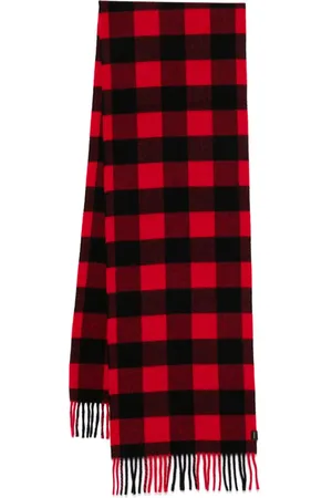 Woolrich Buffalo Check-pattern scarf