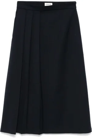 P.A.R.O.S.H. Pleat-detail midi skirt