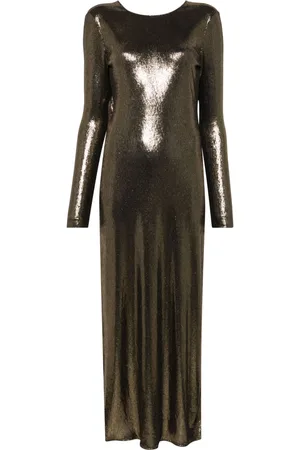 Twin-Set Laminated long dress