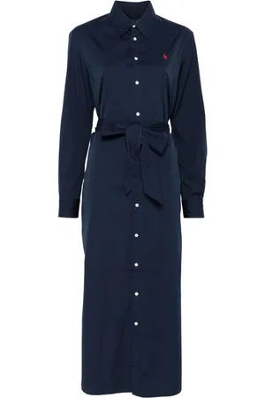 Ralph Lauren Belted midi shirt dress