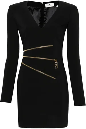Elisabetta Franchi Zip-detailed mini dress