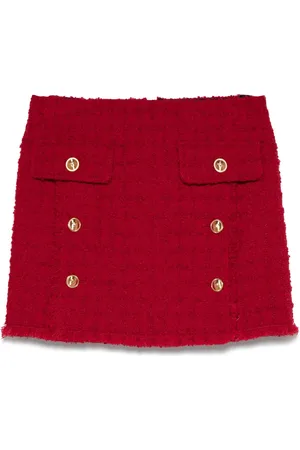 VERSACE Heritage tweed mini skirt