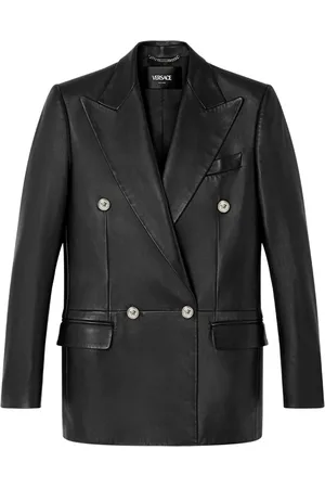 VERSACE Leather blazer