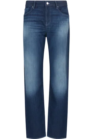 Armani Exchange Washed-effect jeans