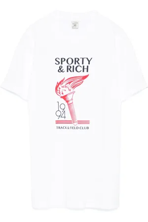 Sporty & Rich Torch-print T-shirt