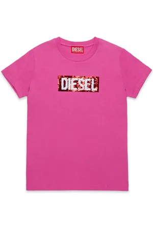 Diesel Sequin-embellished cotton T-shirt