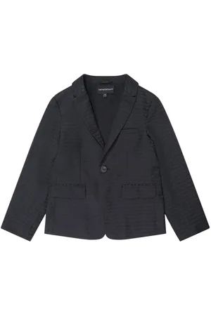 Emporio Armani Embossed logo blazer