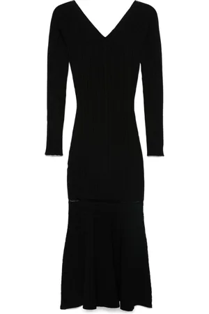 Victoria Beckham Ribbed midi dress